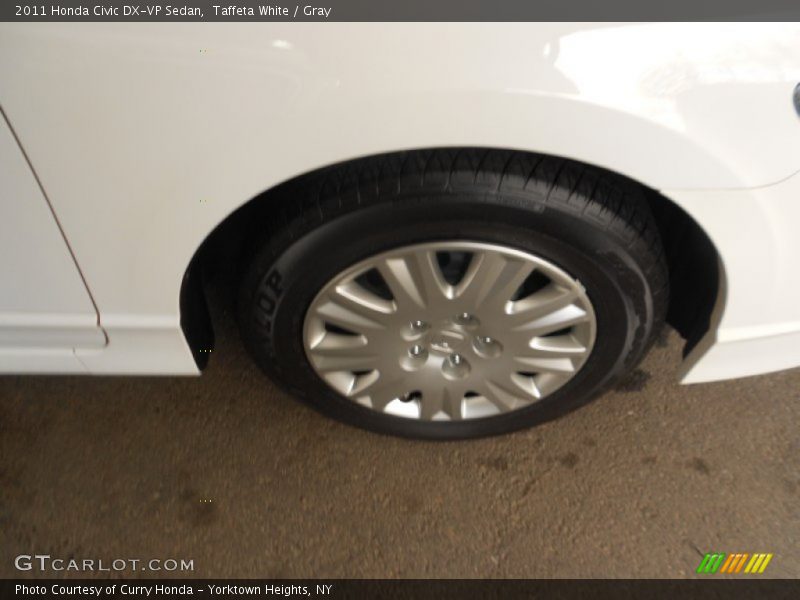 Taffeta White / Gray 2011 Honda Civic DX-VP Sedan
