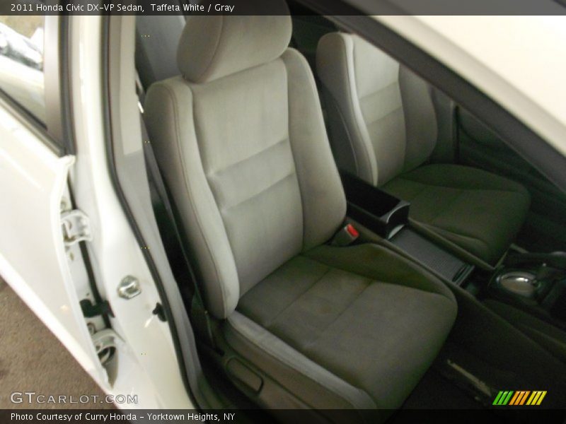 Taffeta White / Gray 2011 Honda Civic DX-VP Sedan