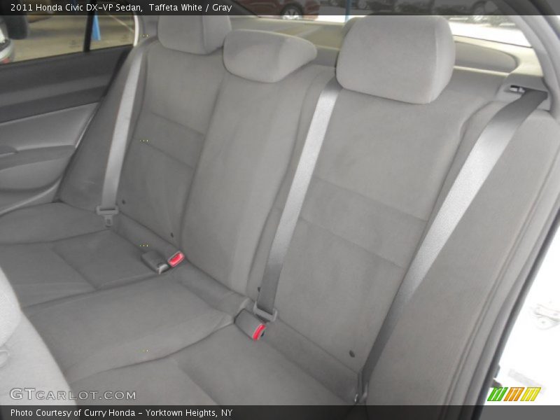 Taffeta White / Gray 2011 Honda Civic DX-VP Sedan