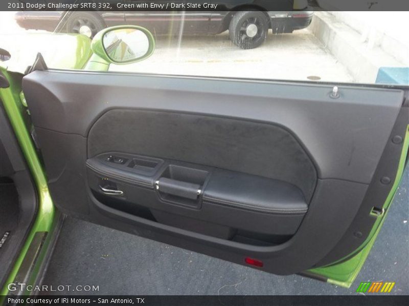 Green with Envy / Dark Slate Gray 2011 Dodge Challenger SRT8 392