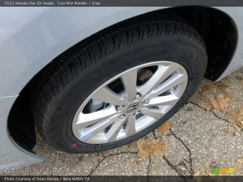 Cool Mist Metallic / Gray 2012 Honda Civic EX Sedan