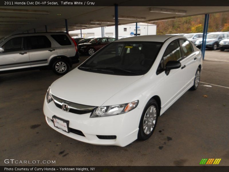 Taffeta White / Gray 2011 Honda Civic DX-VP Sedan