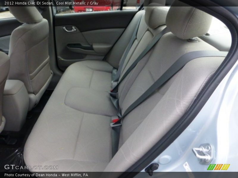 Cool Mist Metallic / Gray 2012 Honda Civic EX Sedan