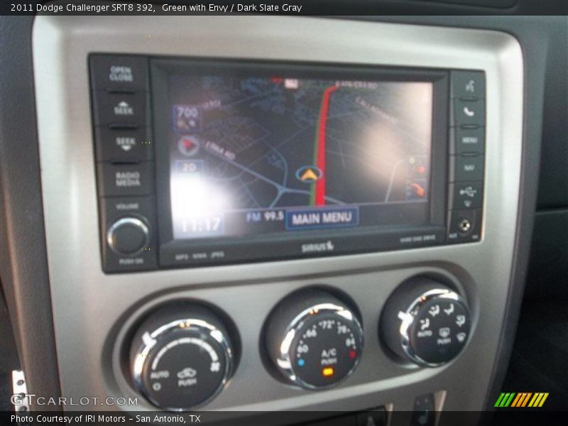 Green with Envy / Dark Slate Gray 2011 Dodge Challenger SRT8 392