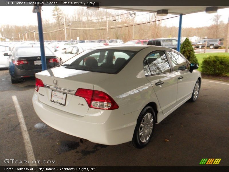 Taffeta White / Gray 2011 Honda Civic DX-VP Sedan