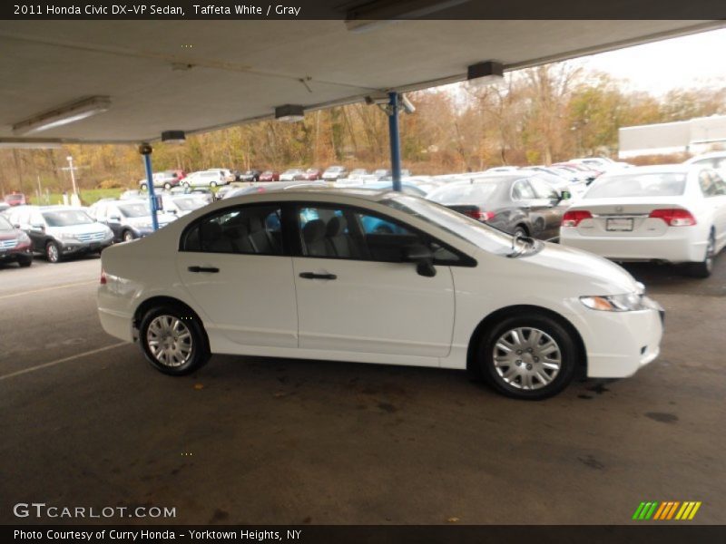 Taffeta White / Gray 2011 Honda Civic DX-VP Sedan