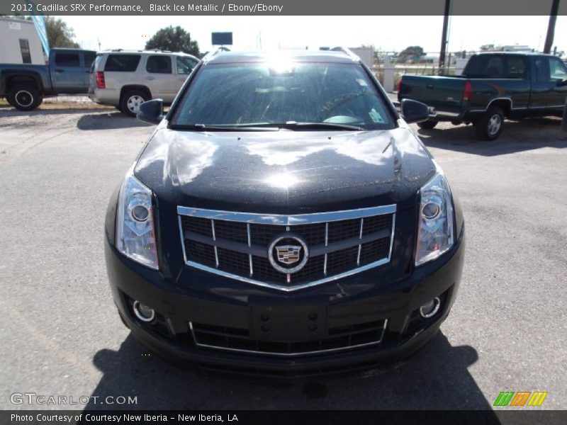 Black Ice Metallic / Ebony/Ebony 2012 Cadillac SRX Performance