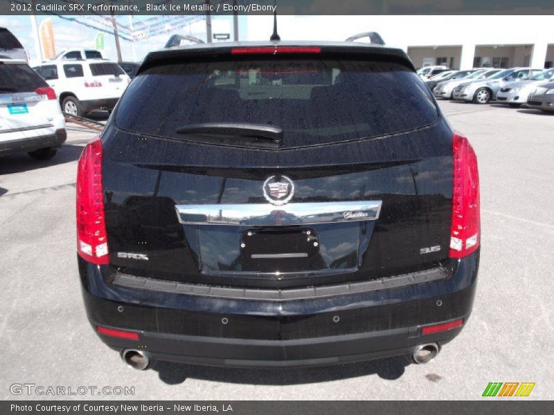 Black Ice Metallic / Ebony/Ebony 2012 Cadillac SRX Performance