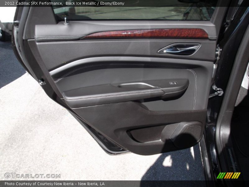 Black Ice Metallic / Ebony/Ebony 2012 Cadillac SRX Performance
