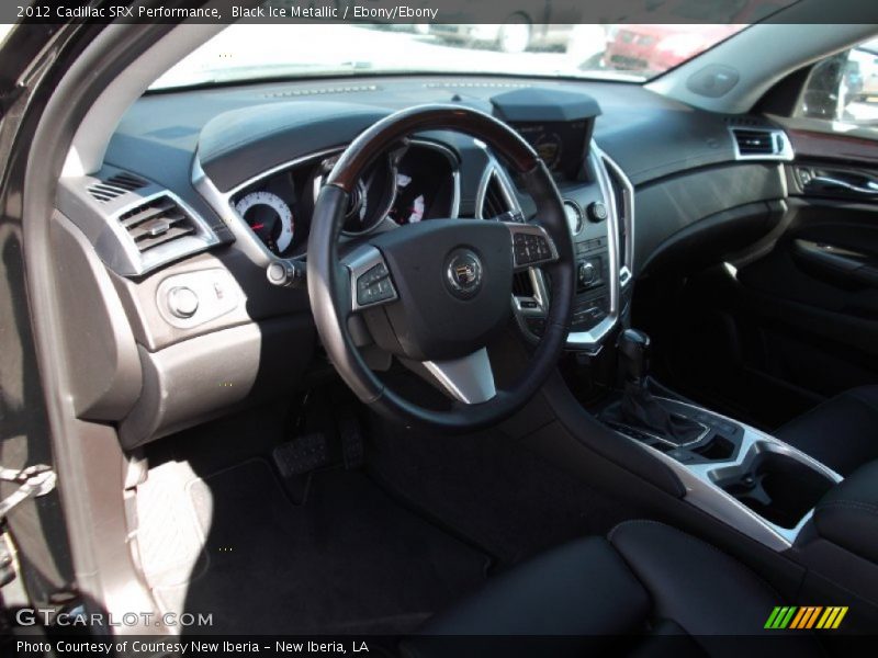 Black Ice Metallic / Ebony/Ebony 2012 Cadillac SRX Performance