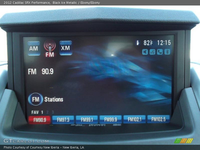 Black Ice Metallic / Ebony/Ebony 2012 Cadillac SRX Performance