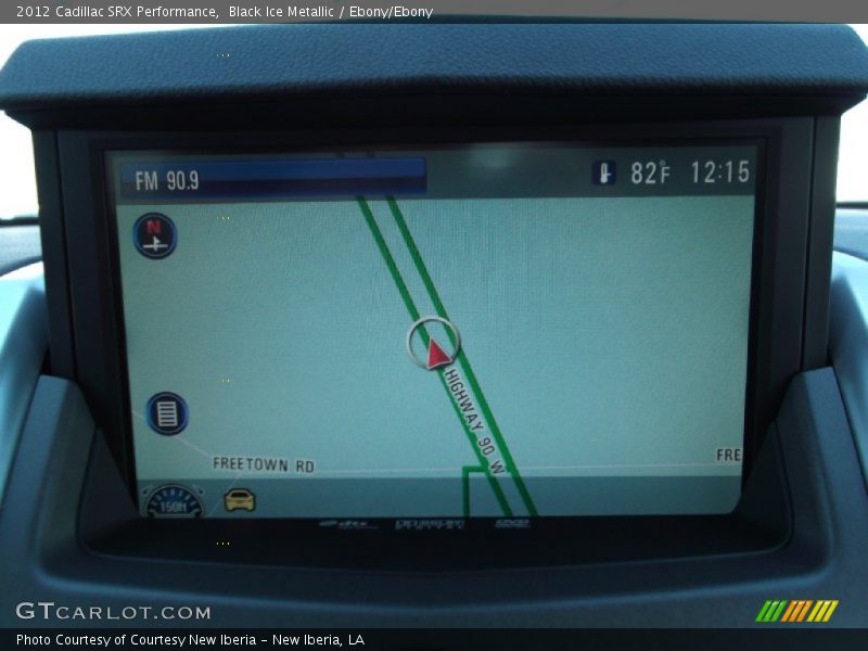 Black Ice Metallic / Ebony/Ebony 2012 Cadillac SRX Performance