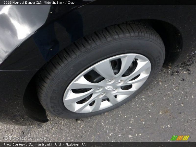 Midnight Black / Gray 2012 Hyundai Elantra GLS