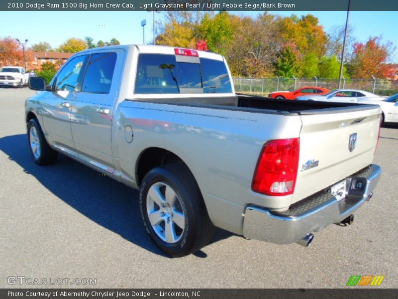 Light Graystone Pearl / Light Pebble Beige/Bark Brown 2010 Dodge Ram 1500 Big Horn Crew Cab