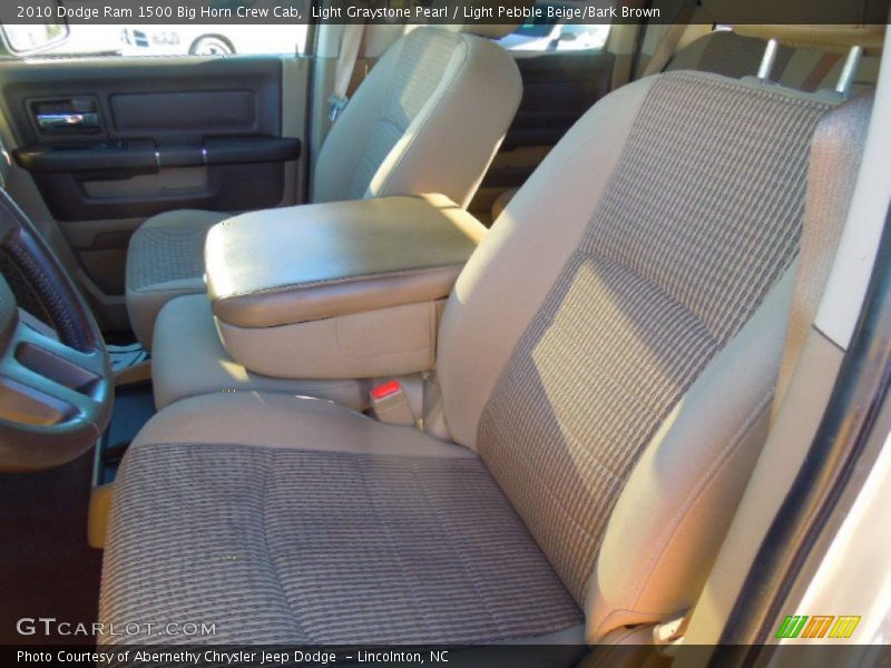 Front Seat of 2010 Ram 1500 Big Horn Crew Cab