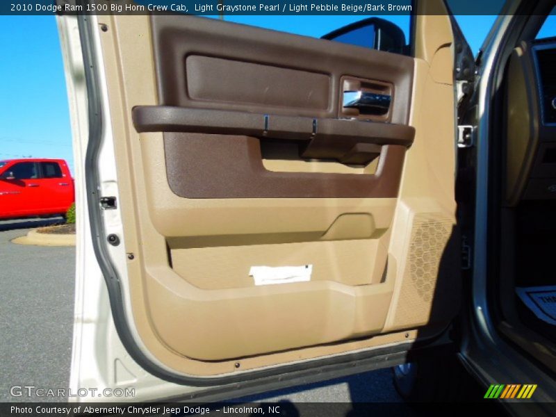 Light Graystone Pearl / Light Pebble Beige/Bark Brown 2010 Dodge Ram 1500 Big Horn Crew Cab