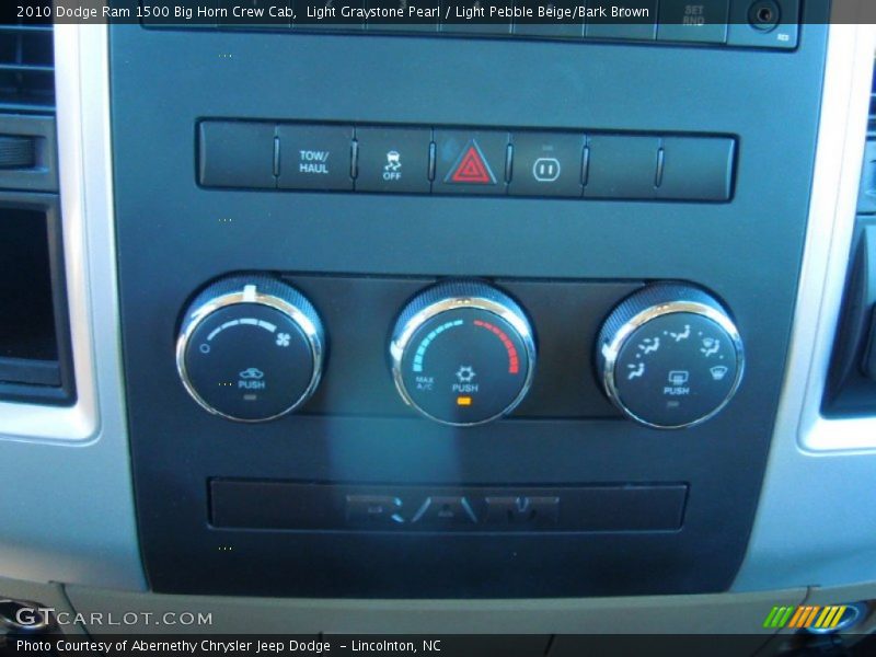 Light Graystone Pearl / Light Pebble Beige/Bark Brown 2010 Dodge Ram 1500 Big Horn Crew Cab