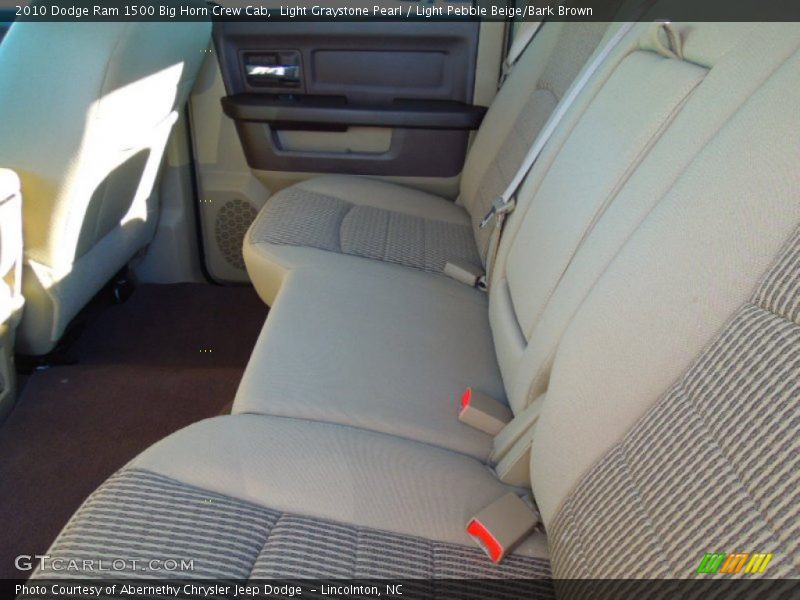 Light Graystone Pearl / Light Pebble Beige/Bark Brown 2010 Dodge Ram 1500 Big Horn Crew Cab