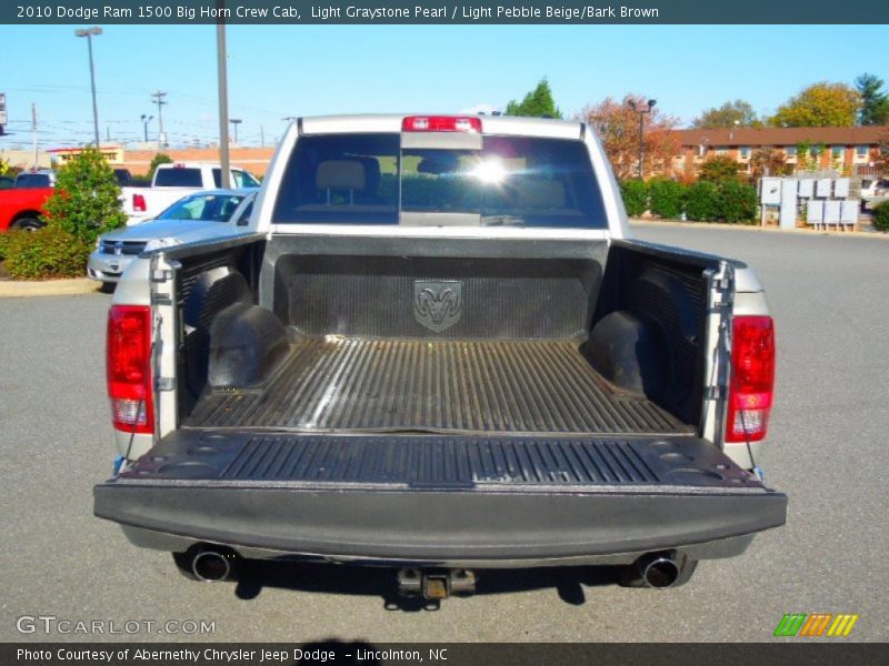 Light Graystone Pearl / Light Pebble Beige/Bark Brown 2010 Dodge Ram 1500 Big Horn Crew Cab