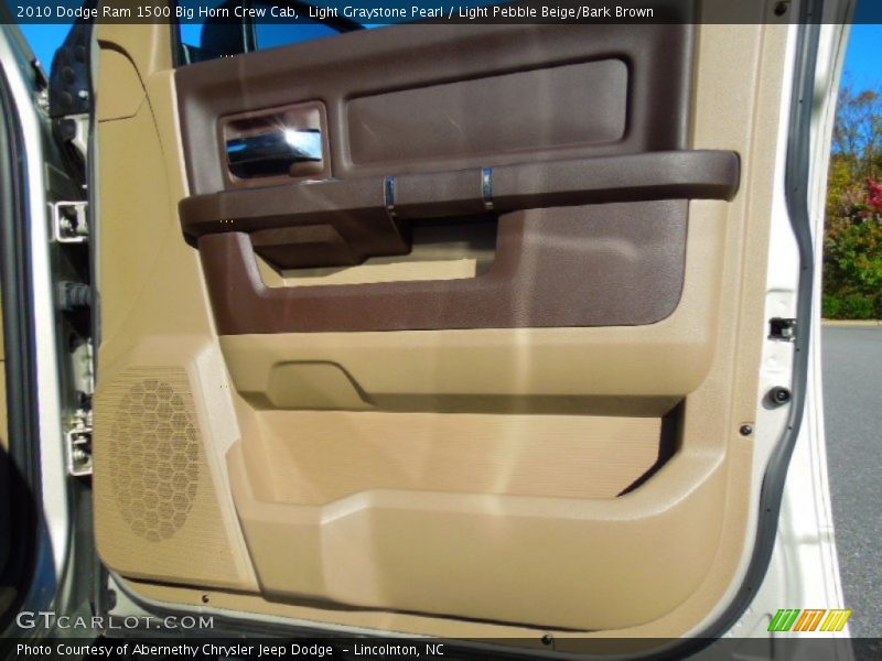 Light Graystone Pearl / Light Pebble Beige/Bark Brown 2010 Dodge Ram 1500 Big Horn Crew Cab