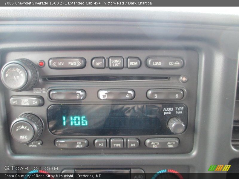 Victory Red / Dark Charcoal 2005 Chevrolet Silverado 1500 Z71 Extended Cab 4x4