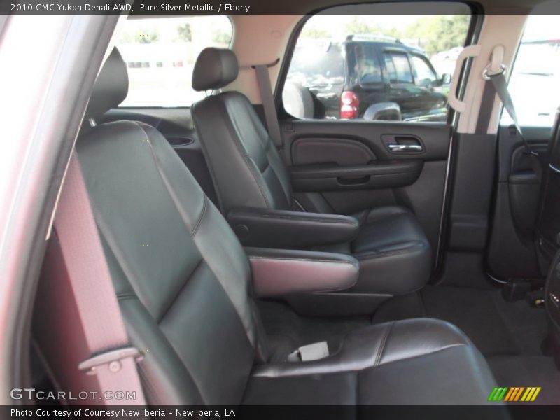 Pure Silver Metallic / Ebony 2010 GMC Yukon Denali AWD