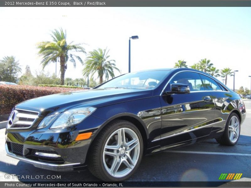 Front 3/4 View of 2012 E 350 Coupe