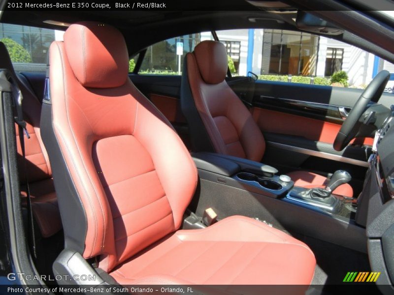  2012 E 350 Coupe Red/Black Interior