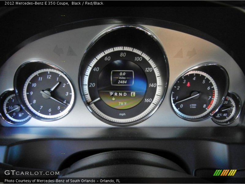  2012 E 350 Coupe 350 Coupe Gauges