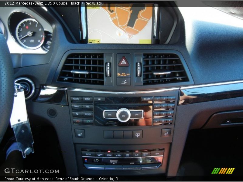 Controls of 2012 E 350 Coupe