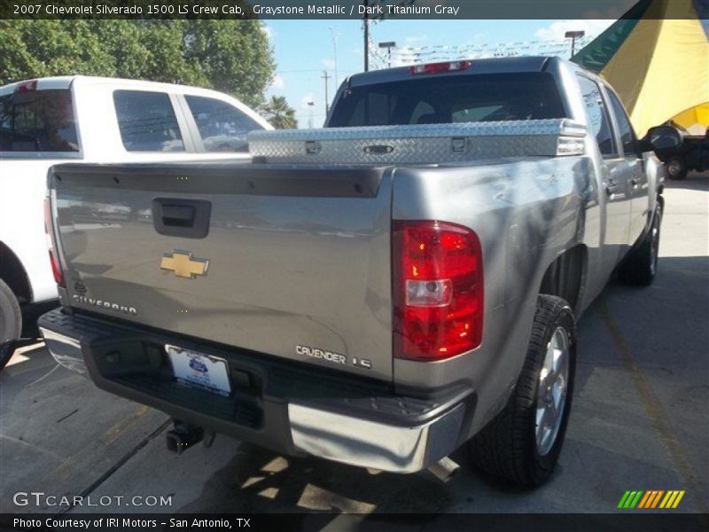 Graystone Metallic / Dark Titanium Gray 2007 Chevrolet Silverado 1500 LS Crew Cab