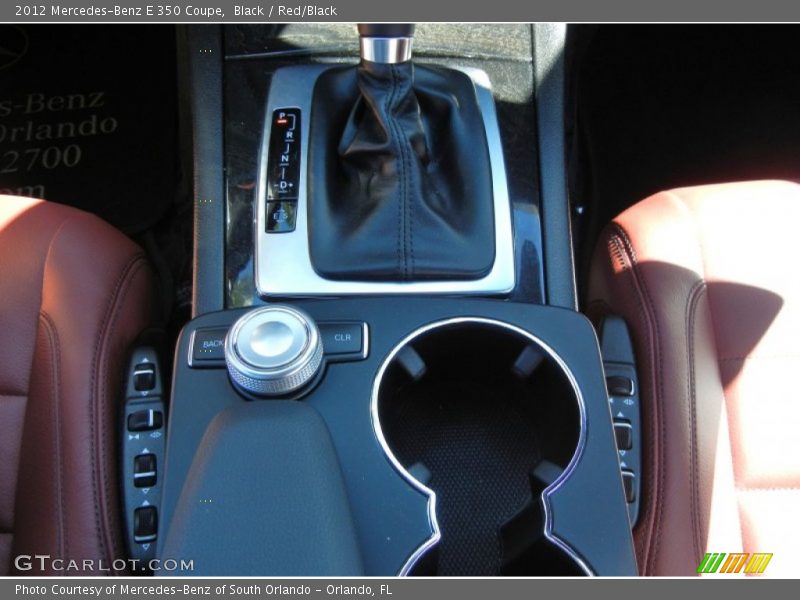 Black / Red/Black 2012 Mercedes-Benz E 350 Coupe