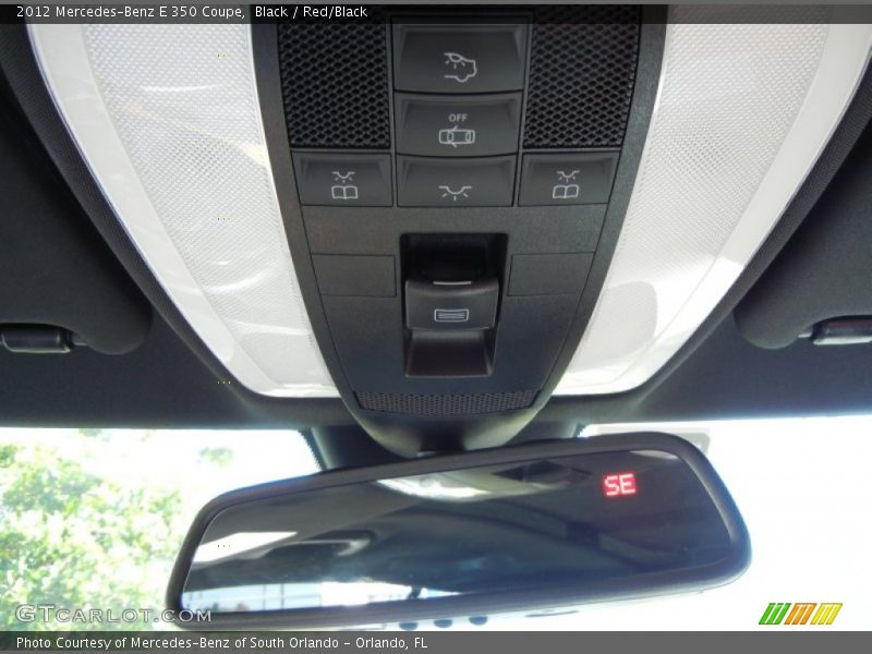 Controls of 2012 E 350 Coupe