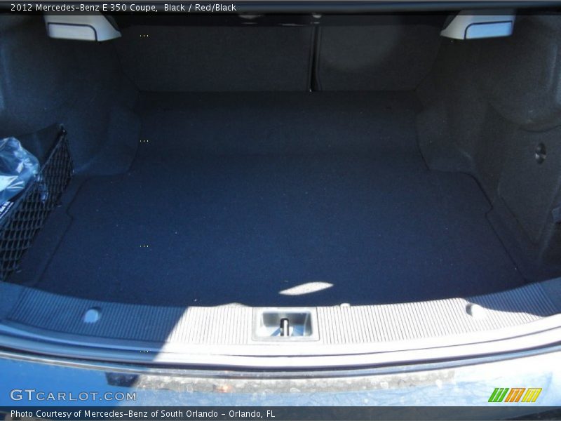 Black / Red/Black 2012 Mercedes-Benz E 350 Coupe