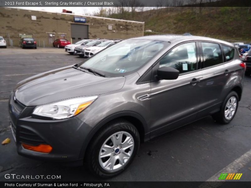 Sterling Gray Metallic / Charcoal Black 2013 Ford Escape S