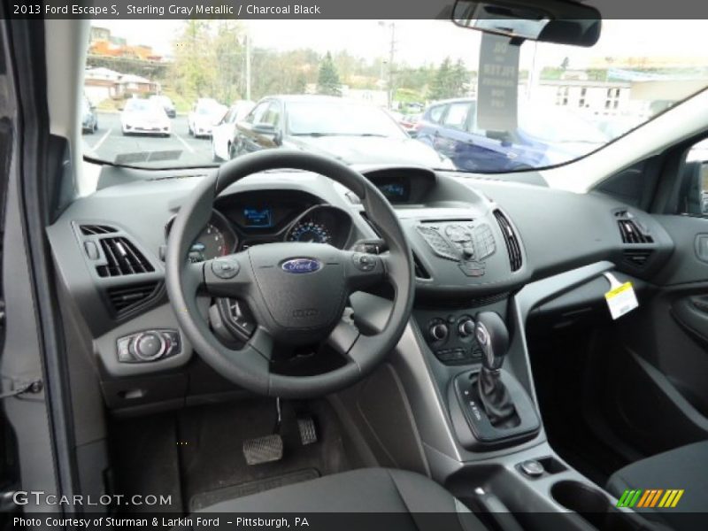 Sterling Gray Metallic / Charcoal Black 2013 Ford Escape S