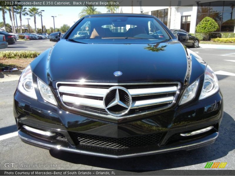 Black / Natural Beige/Black 2012 Mercedes-Benz E 350 Cabriolet