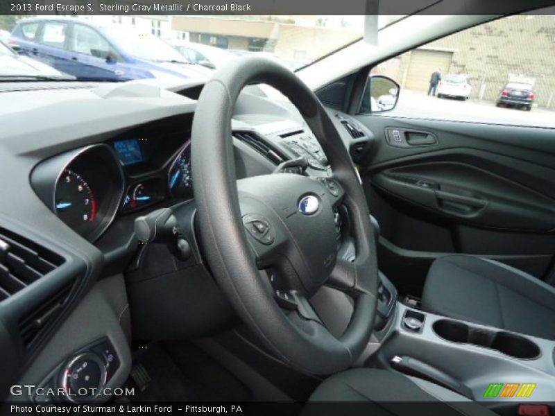 Sterling Gray Metallic / Charcoal Black 2013 Ford Escape S