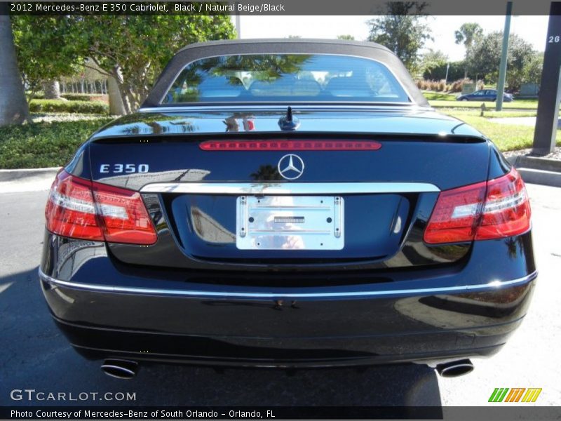Rear View - 2012 Mercedes-Benz E 350 Cabriolet