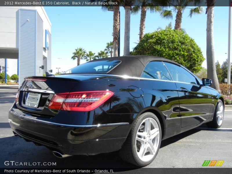 Black / Natural Beige/Black 2012 Mercedes-Benz E 350 Cabriolet