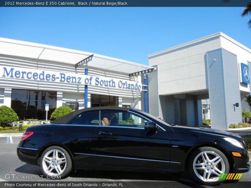 Black / Natural Beige/Black 2012 Mercedes-Benz E 350 Cabriolet