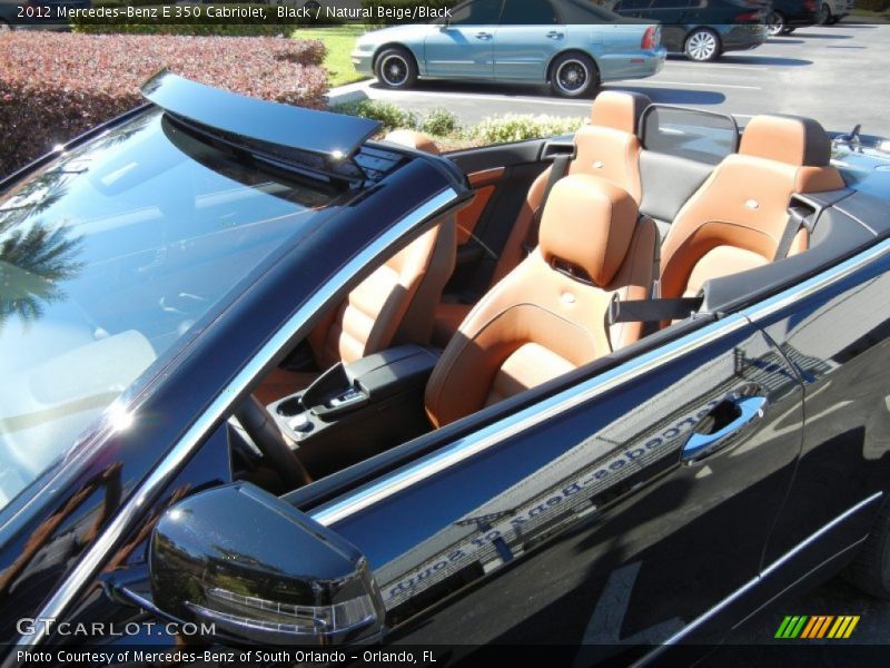 Black / Natural Beige/Black 2012 Mercedes-Benz E 350 Cabriolet