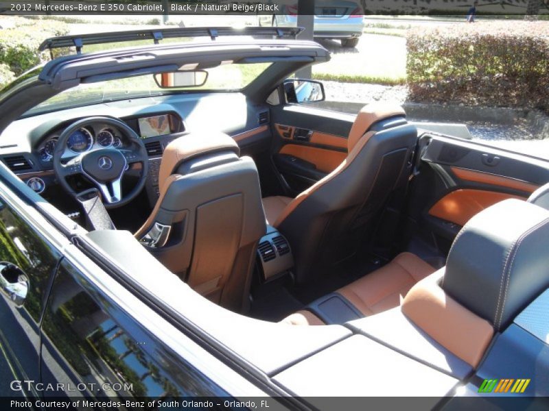 Black / Natural Beige/Black 2012 Mercedes-Benz E 350 Cabriolet