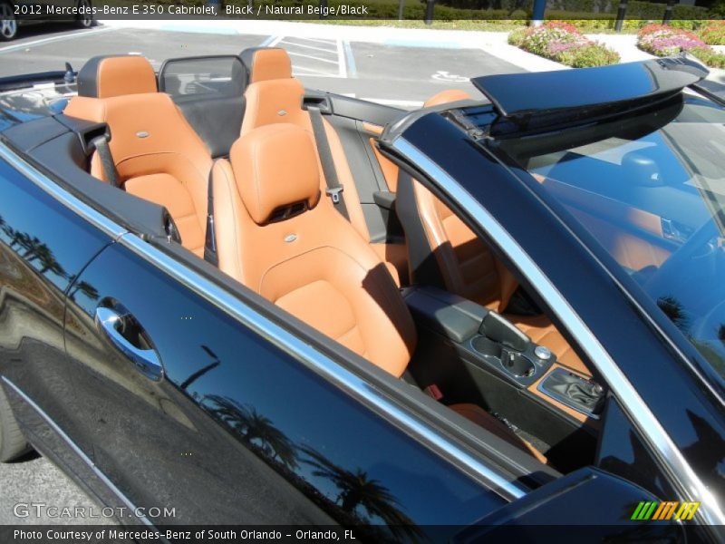 Black / Natural Beige/Black 2012 Mercedes-Benz E 350 Cabriolet