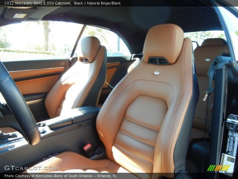  2012 E 350 Cabriolet Natural Beige/Black Interior