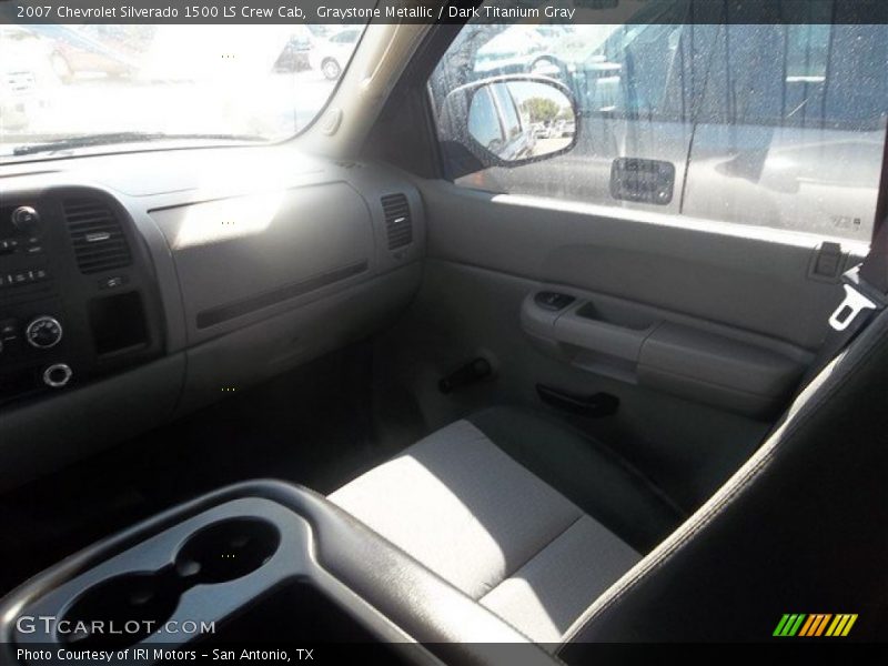 Graystone Metallic / Dark Titanium Gray 2007 Chevrolet Silverado 1500 LS Crew Cab