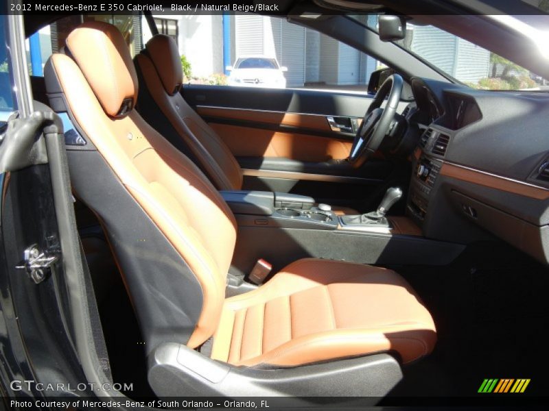 Black / Natural Beige/Black 2012 Mercedes-Benz E 350 Cabriolet