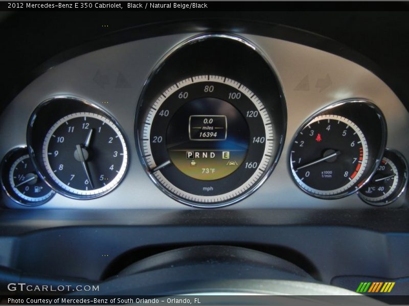  2012 E 350 Cabriolet 350 Cabriolet Gauges