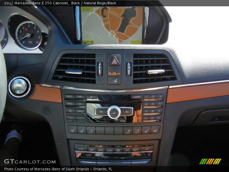 Controls of 2012 E 350 Cabriolet