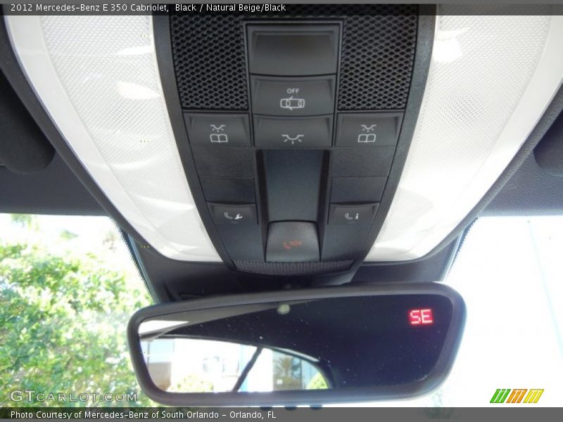 Controls of 2012 E 350 Cabriolet
